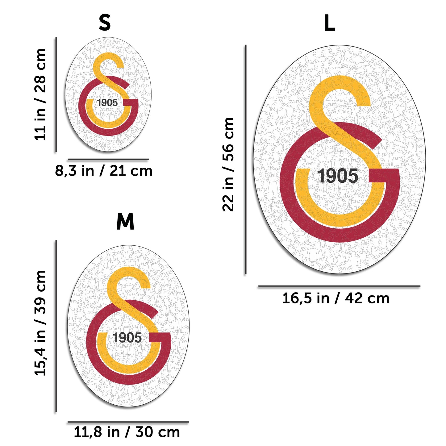 Galatasaray S.K.® Logo - Wooden Puzzle