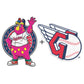 2 PACK Cleveland Guardians™ Logo + Mascot