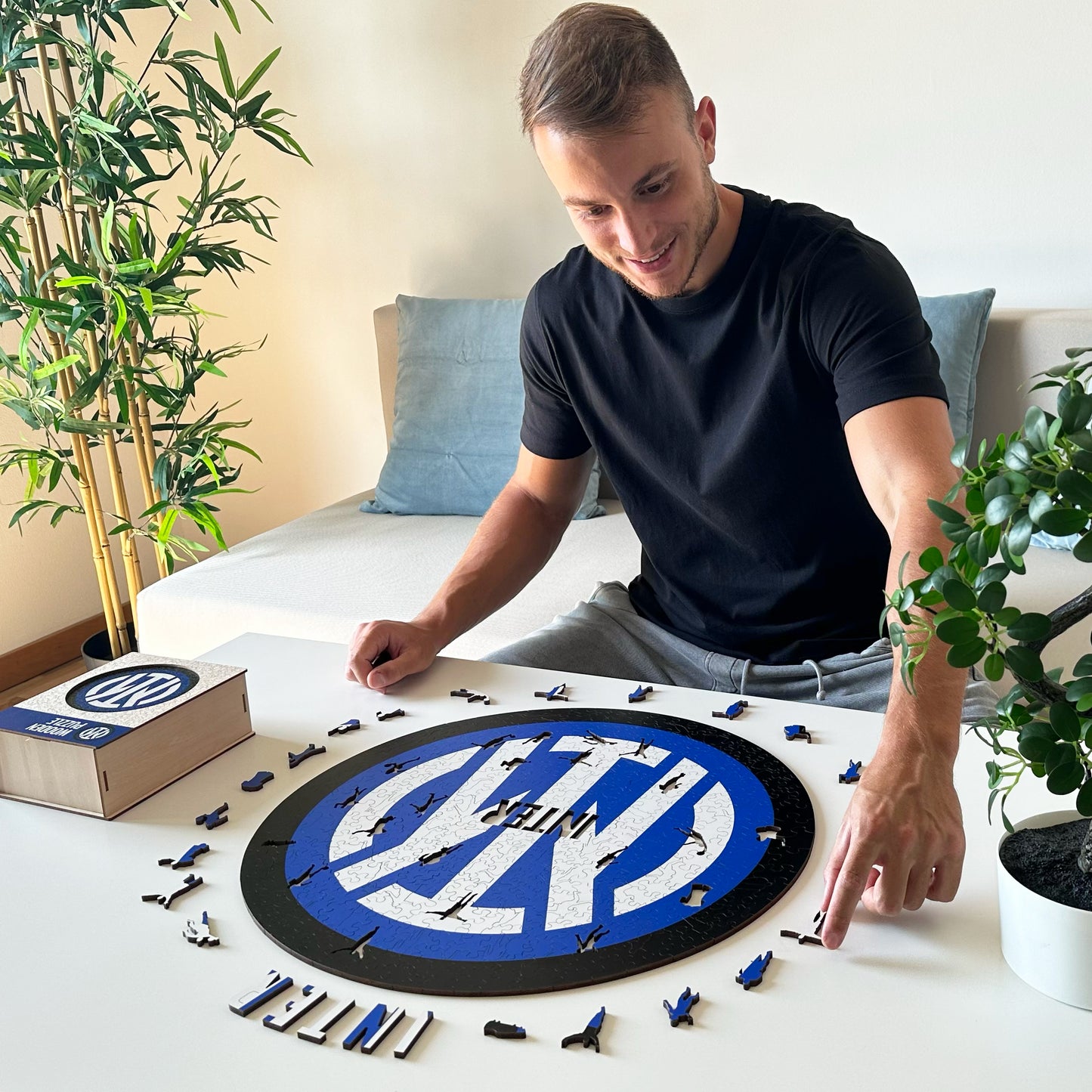 FC Inter® Logo - Wooden Puzzle