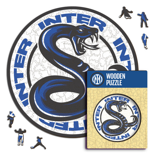 FC Inter® Snake - Quebra-cabeça de madeira