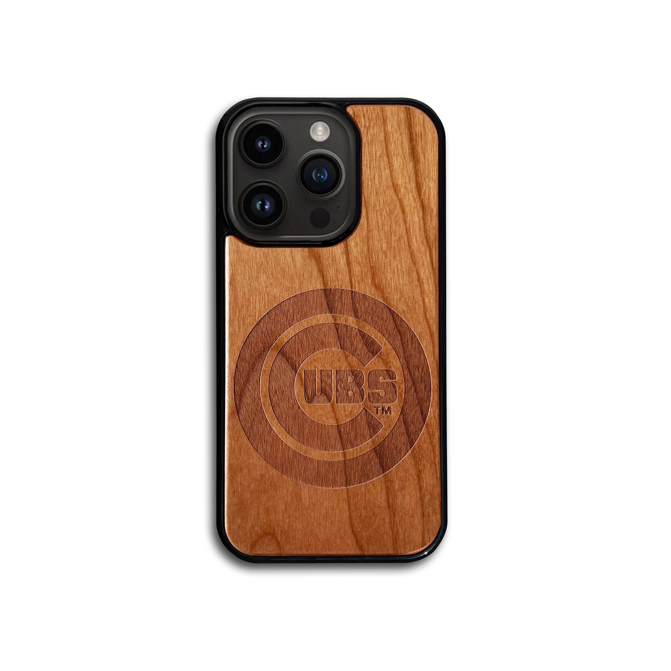 Chicago Cubs Wooden Phone Case MagSafe Compatible