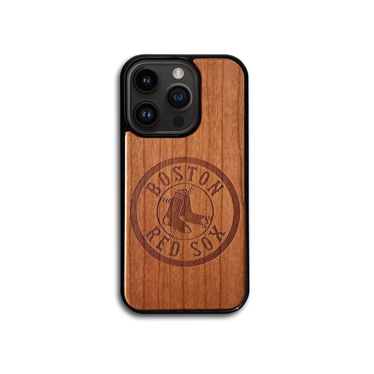 Boston Red Sox™ - 木質手機殼（適用於 MagSafe）