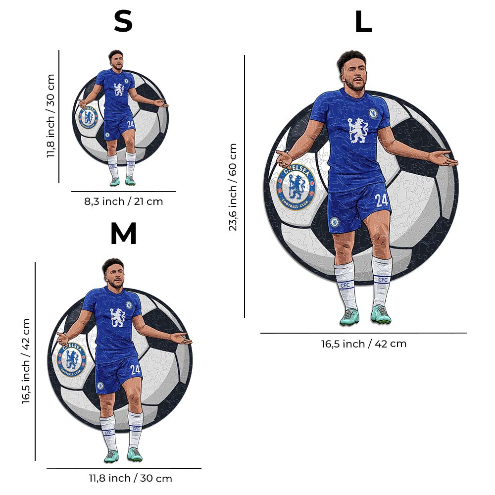 3 PACK Chelsea FC® Logo + Sterling + James