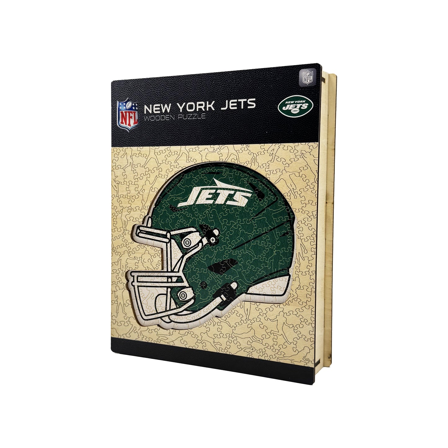New York Jets™ Helmet - Wooden Puzzle