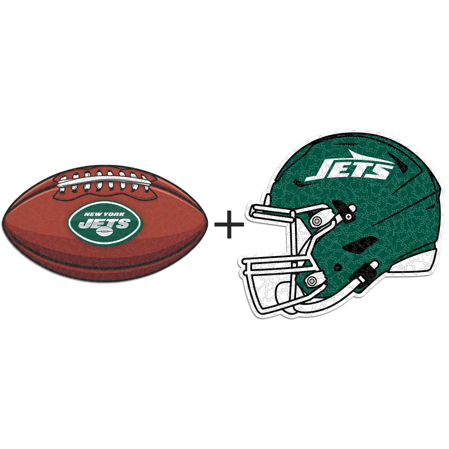 New York Jets™ Futebol Americano - Quebra-cabeça de Madeira 