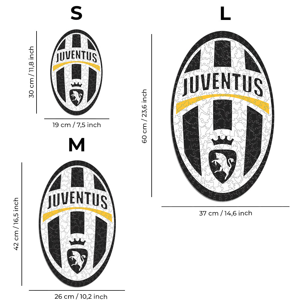 Juventus FC® Logo - Wooden Puzzle – Iconic Puzzles