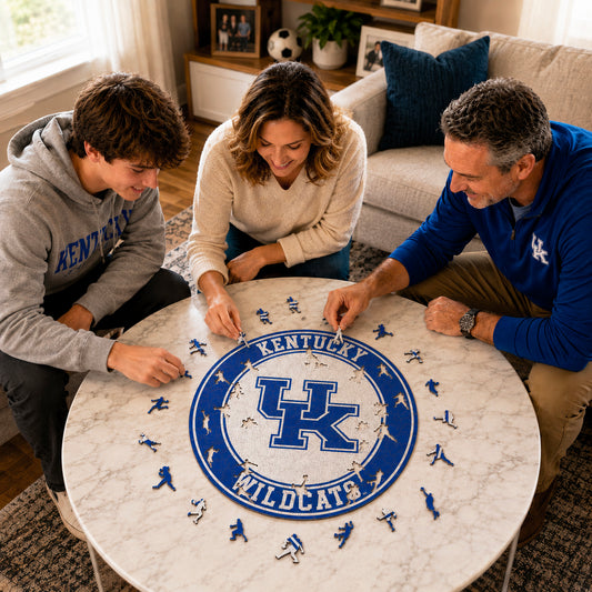 Kentucky Wildcats Logo Wooden Puzzle
