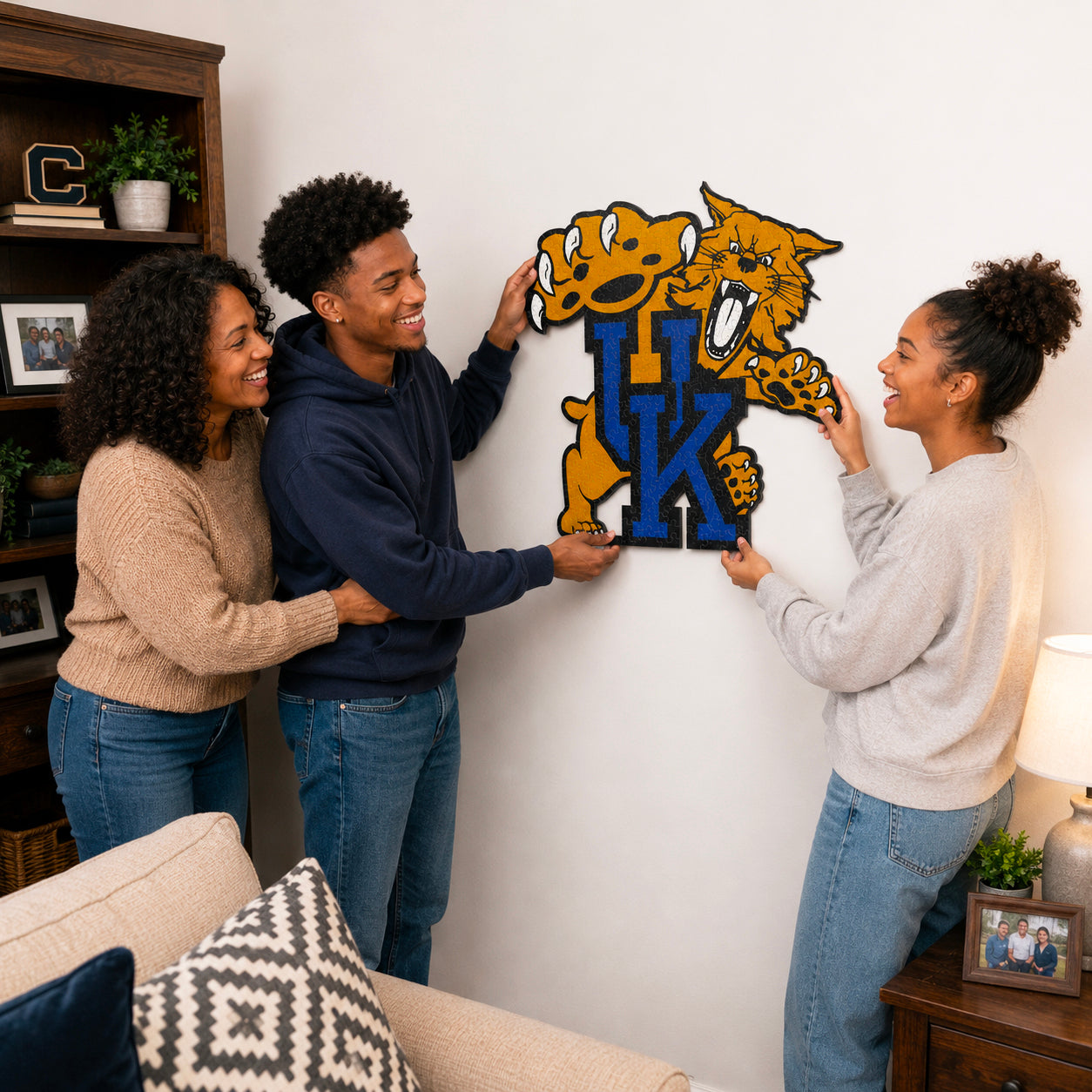 Kentucky Wildcats Mascot Wooden Puzzle