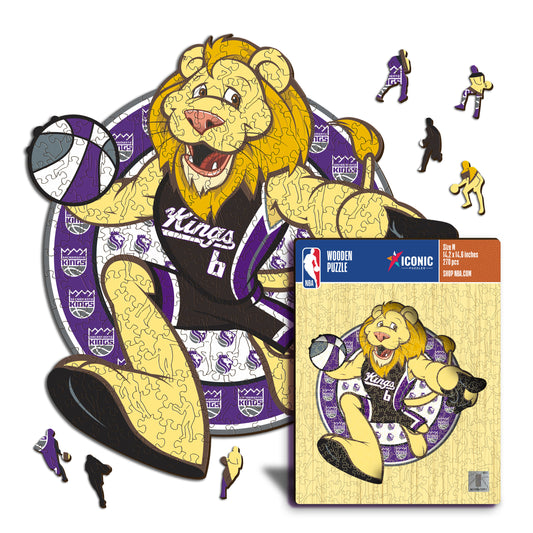 Sacramento Kings™ Mascot - Wooden Puzzle