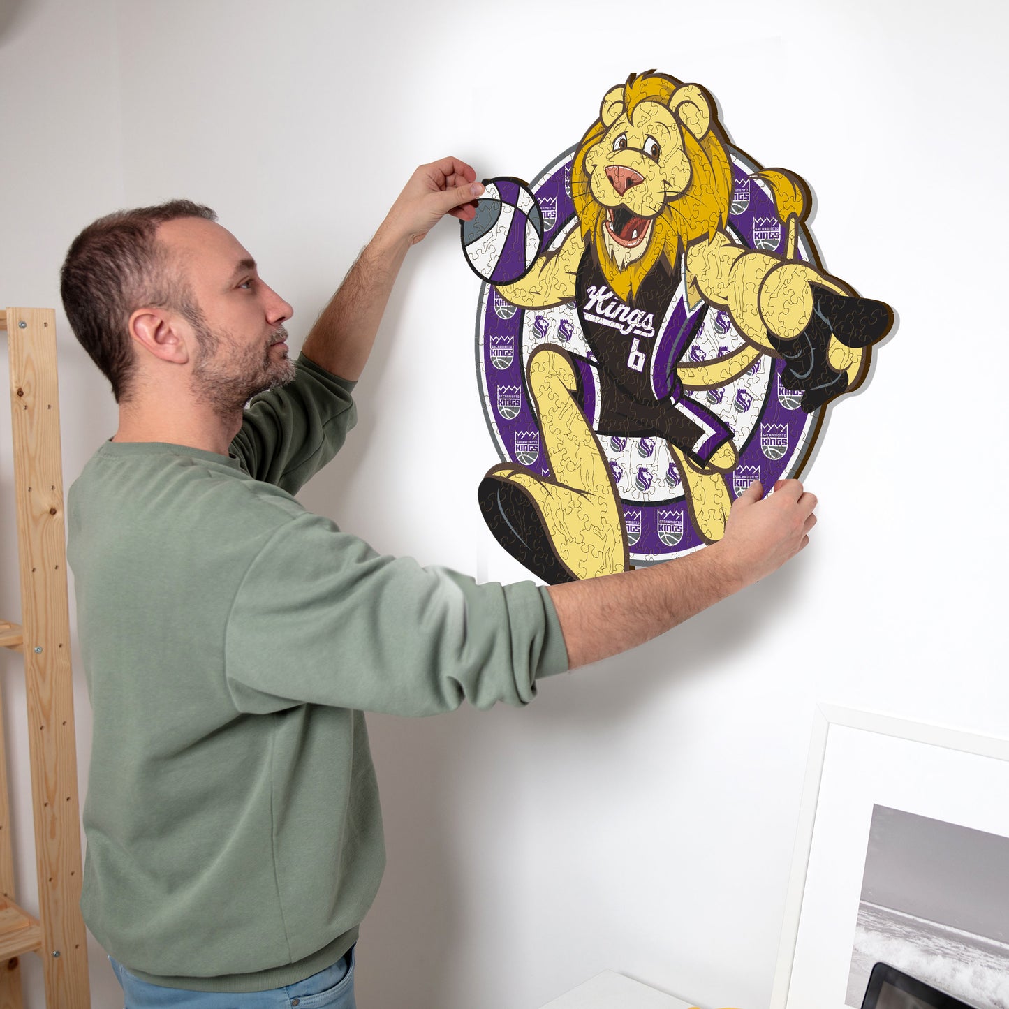 Sacramento Kings™ Mascot - Wooden Puzzle