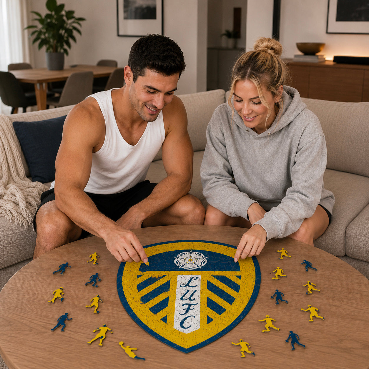 Leeds United FC® Logo - Wooden Puzzle