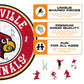 Louisville Cardinals Logo Wooden Puzzle