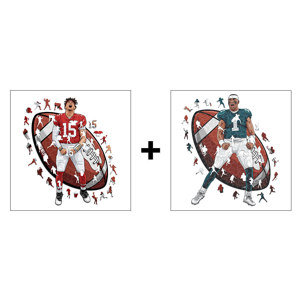 2 NFL Players Puzzles Of Your Choice