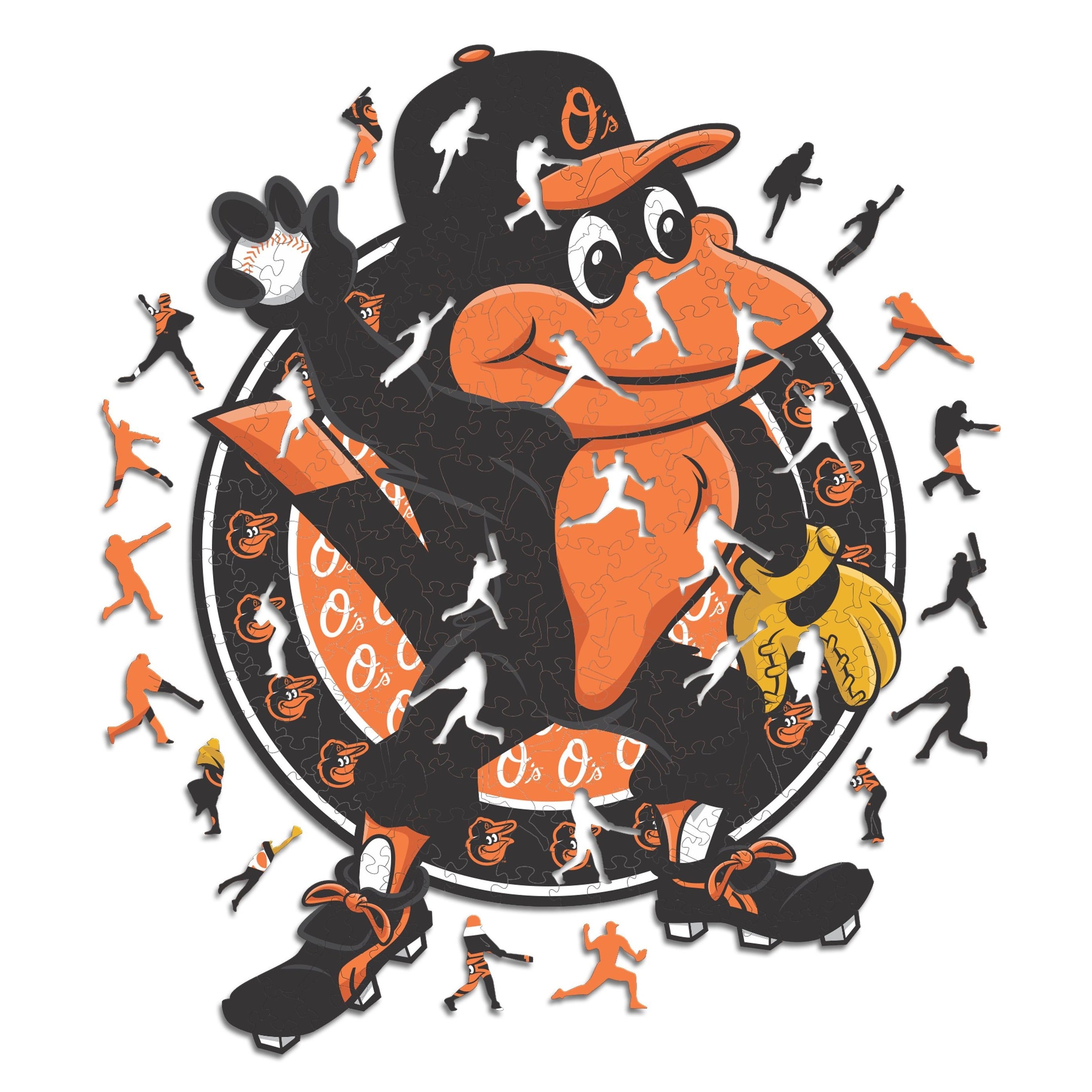 Baltimore Orioles™ Mascot - Wooden Puzzle – Iconic Puzzles