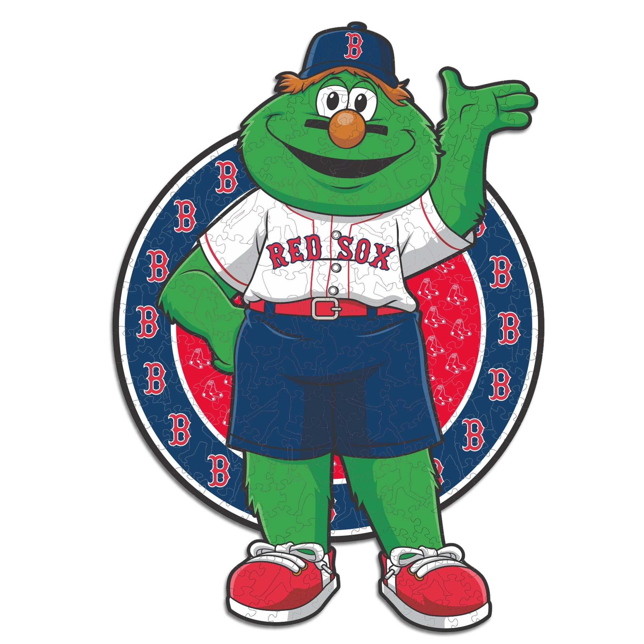 Boston Red Sox™ Mascot - Wooden Puzzle – Iconic Puzzles