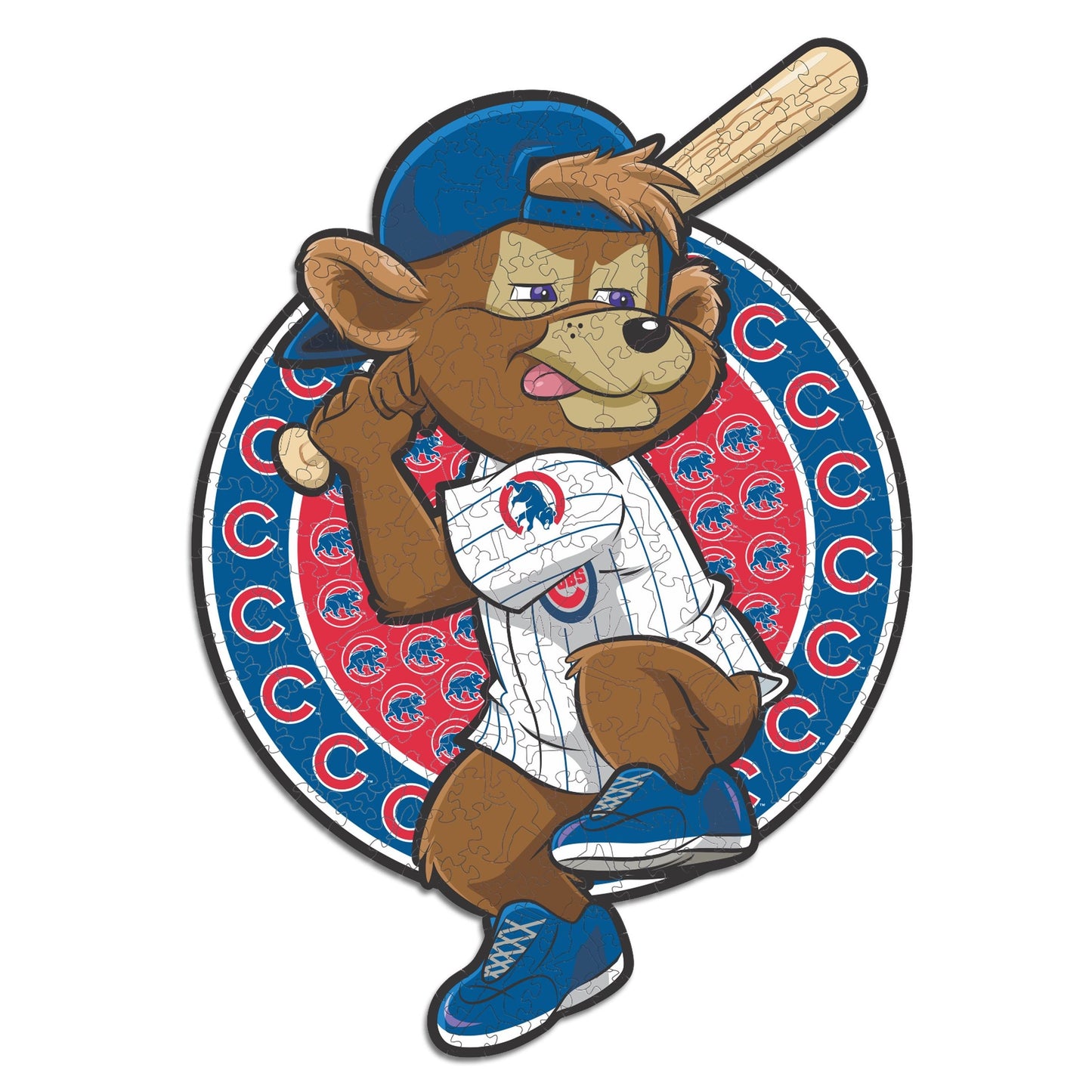 Chicago Cubs™ Mascot - Wooden Puzzle