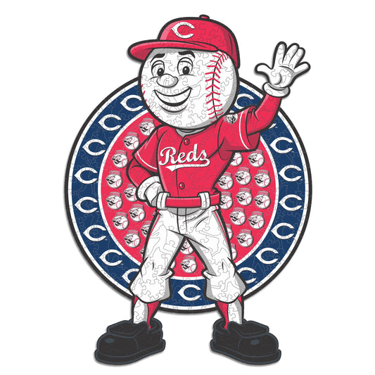 Cincinnati Reds™ Mascot - Wooden Puzzle