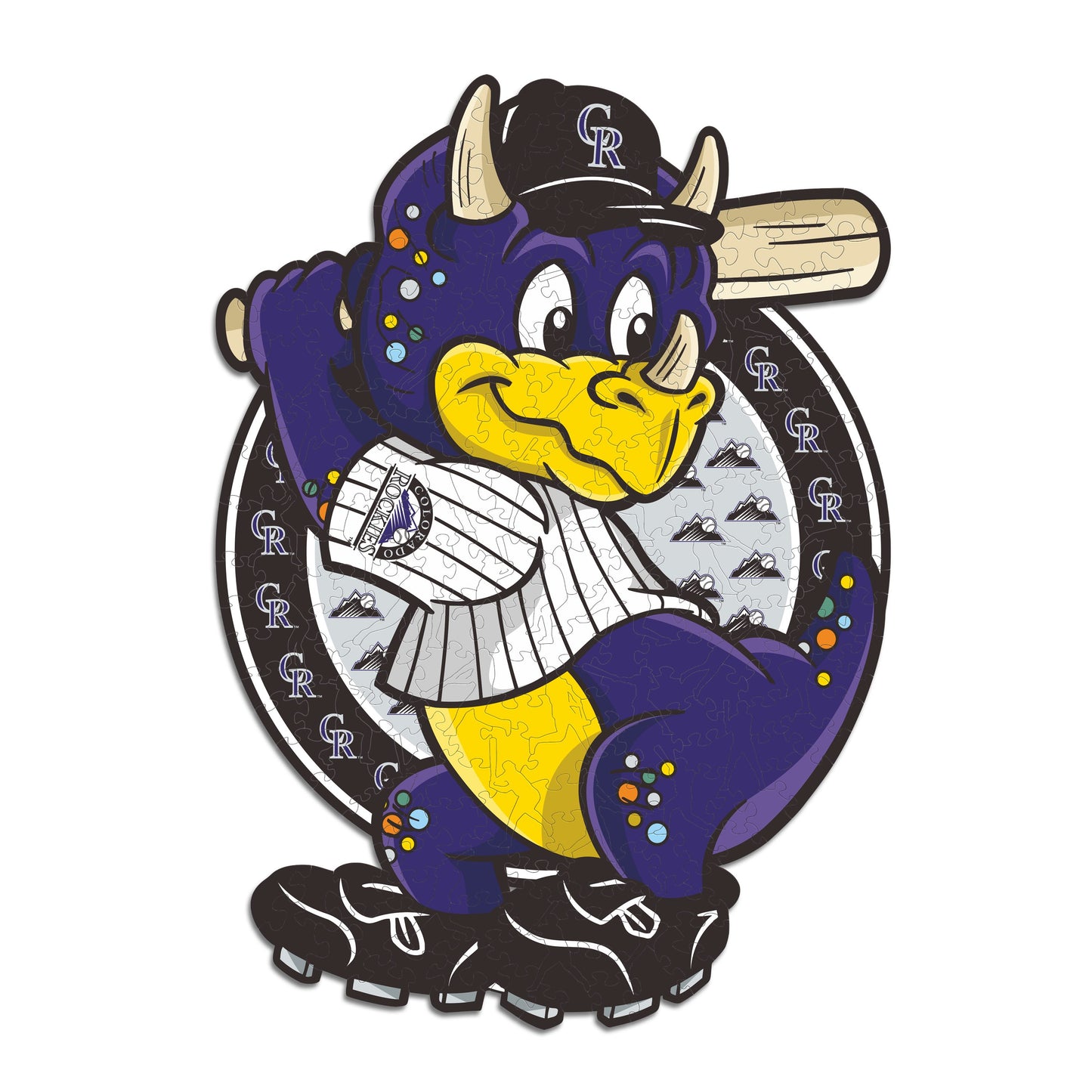 Colorado Rockies™ Mascot - Wooden Puzzle