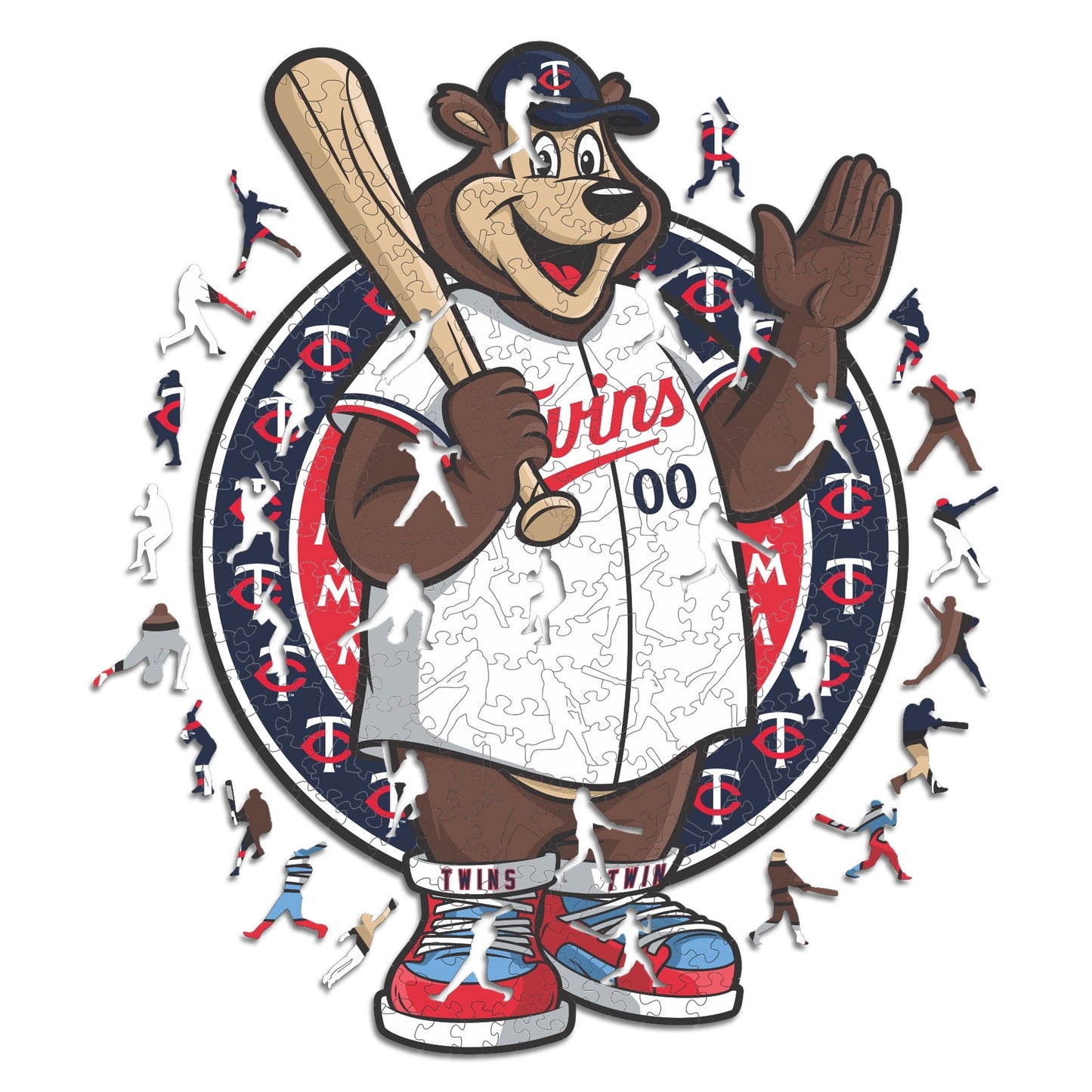 2 PACK Minnesota Twins™ Primary Logo + Mascot