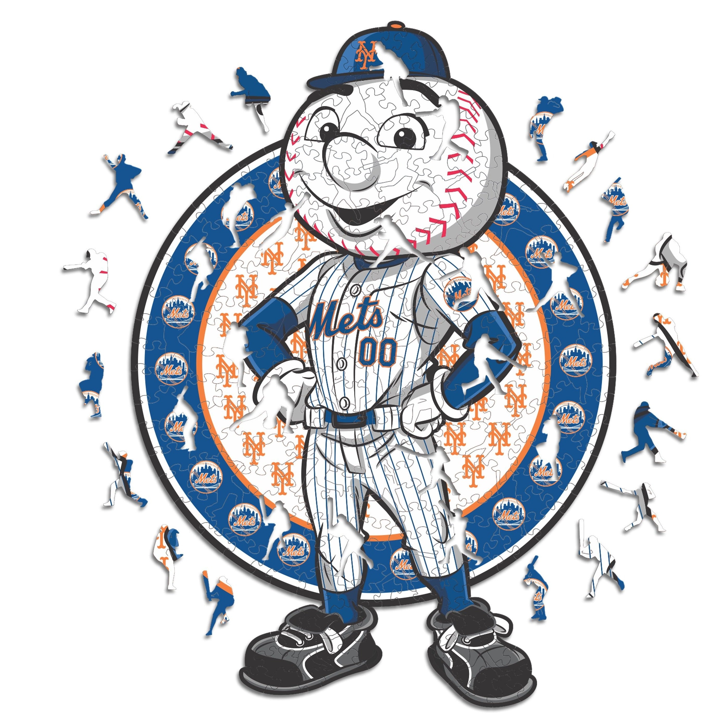 New York Mets™ Mascot - Wooden Puzzle – Iconic Puzzles