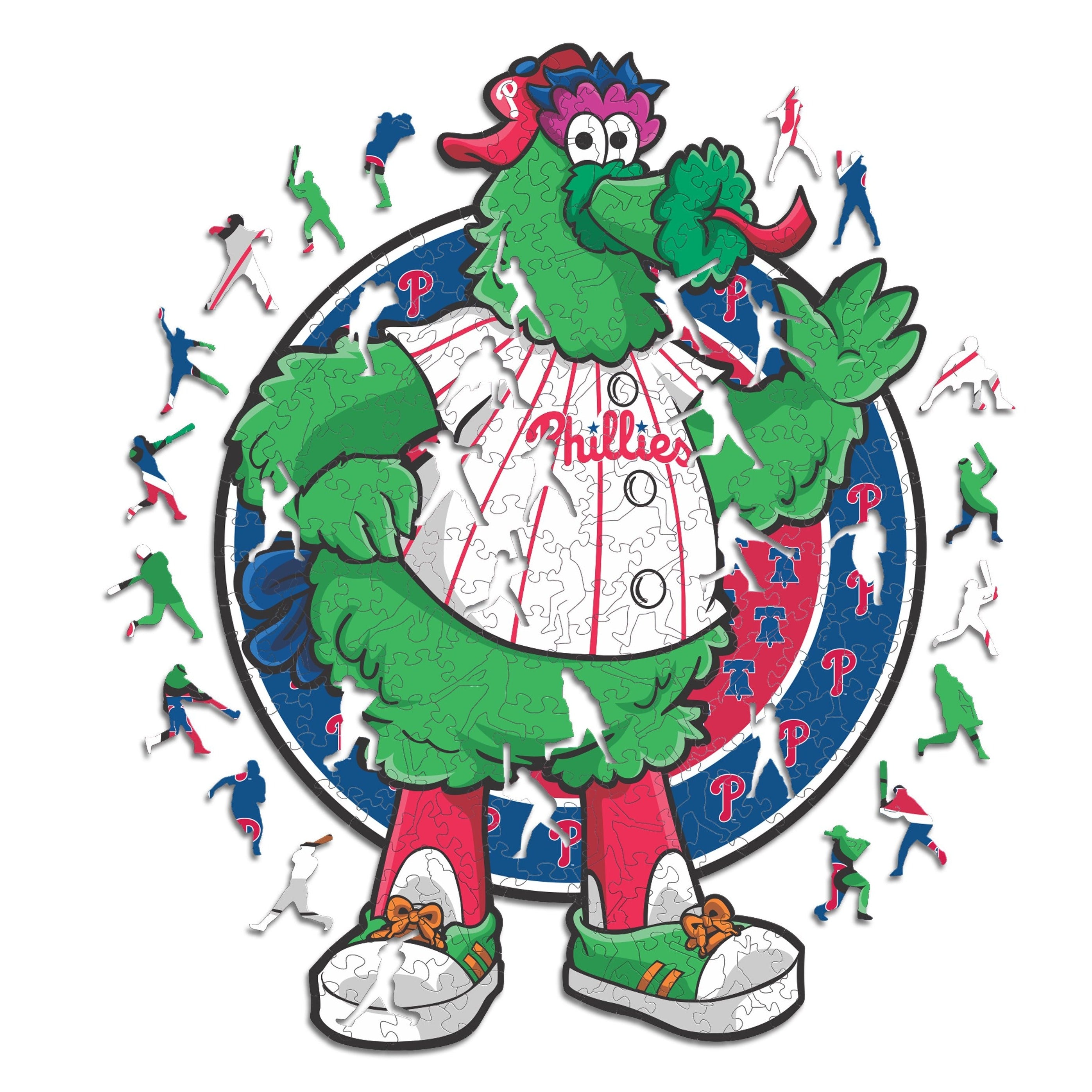 Philadelphia Phillies™ Mascot - Wooden Puzzle – Iconic Puzzles