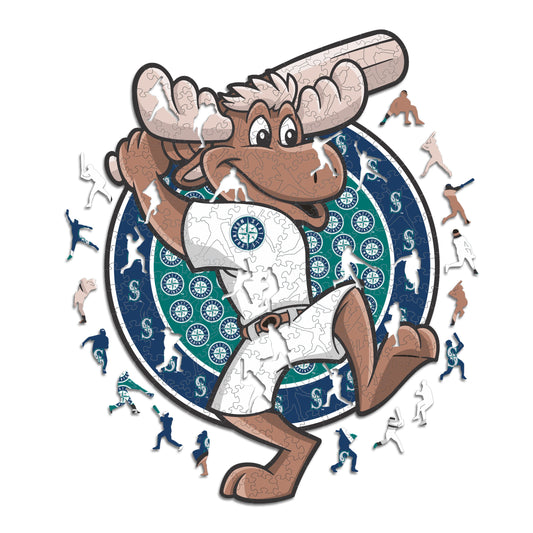 Seattle Mariners™ Mascot - Wooden Puzzle
