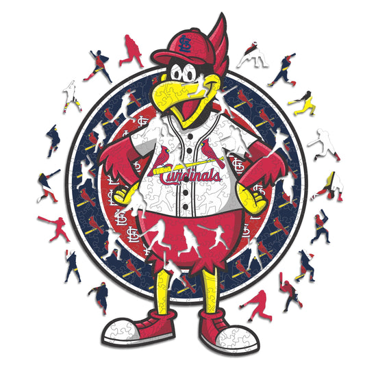 St. Louis Cardinals™ Mascot - Wooden Puzzle