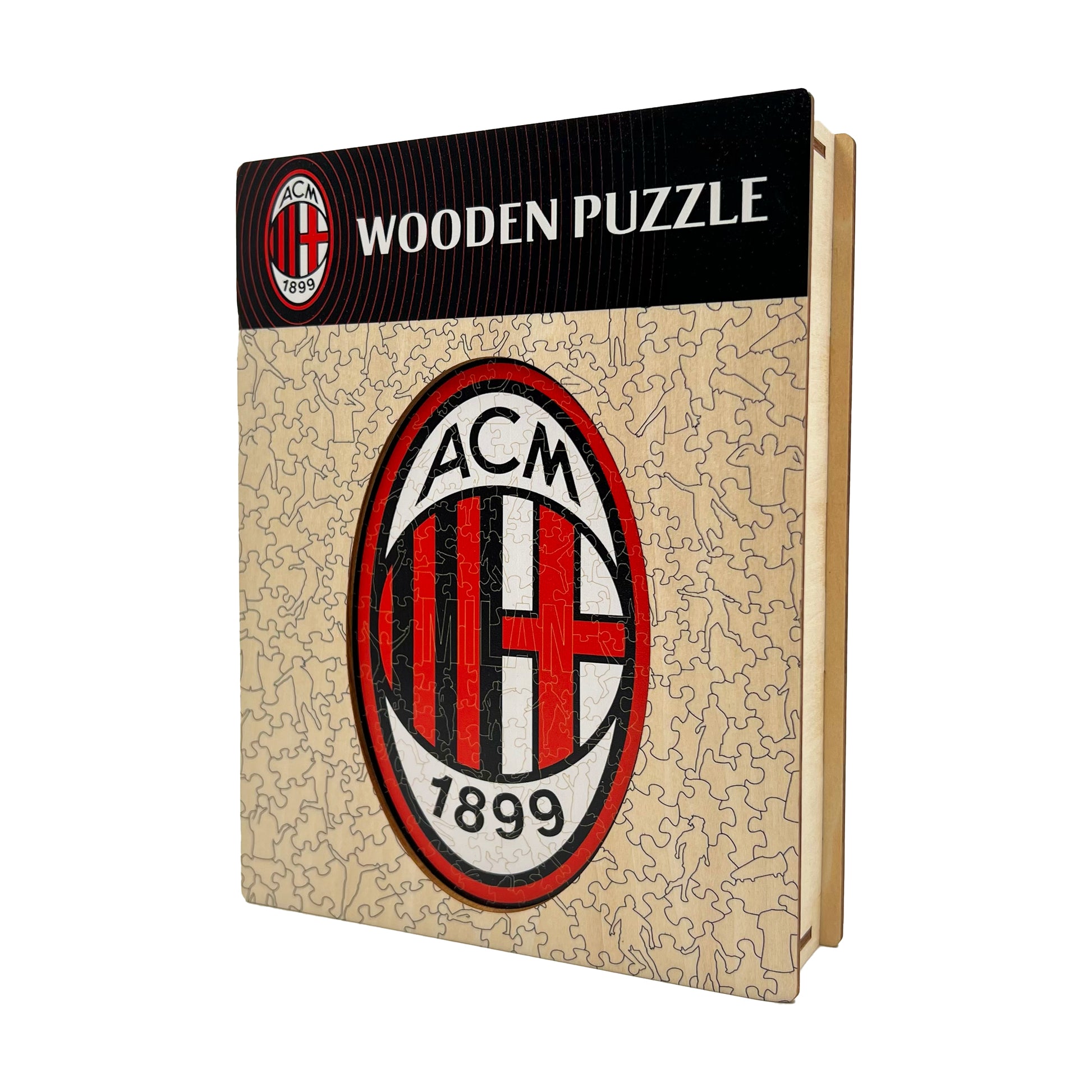 AC Milan Logo - Wooden Puzzle M (10.2×16.5in / 26×42cm) 270 Pcs