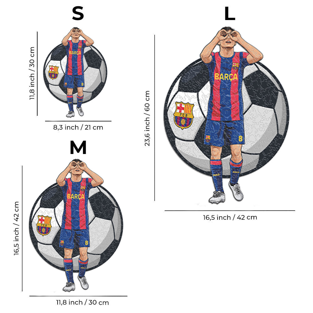 Gavi barcelona football jersey number 30 | Sticker