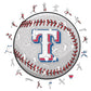 2 PACK Texas Rangers™ Ball + Primary Logo