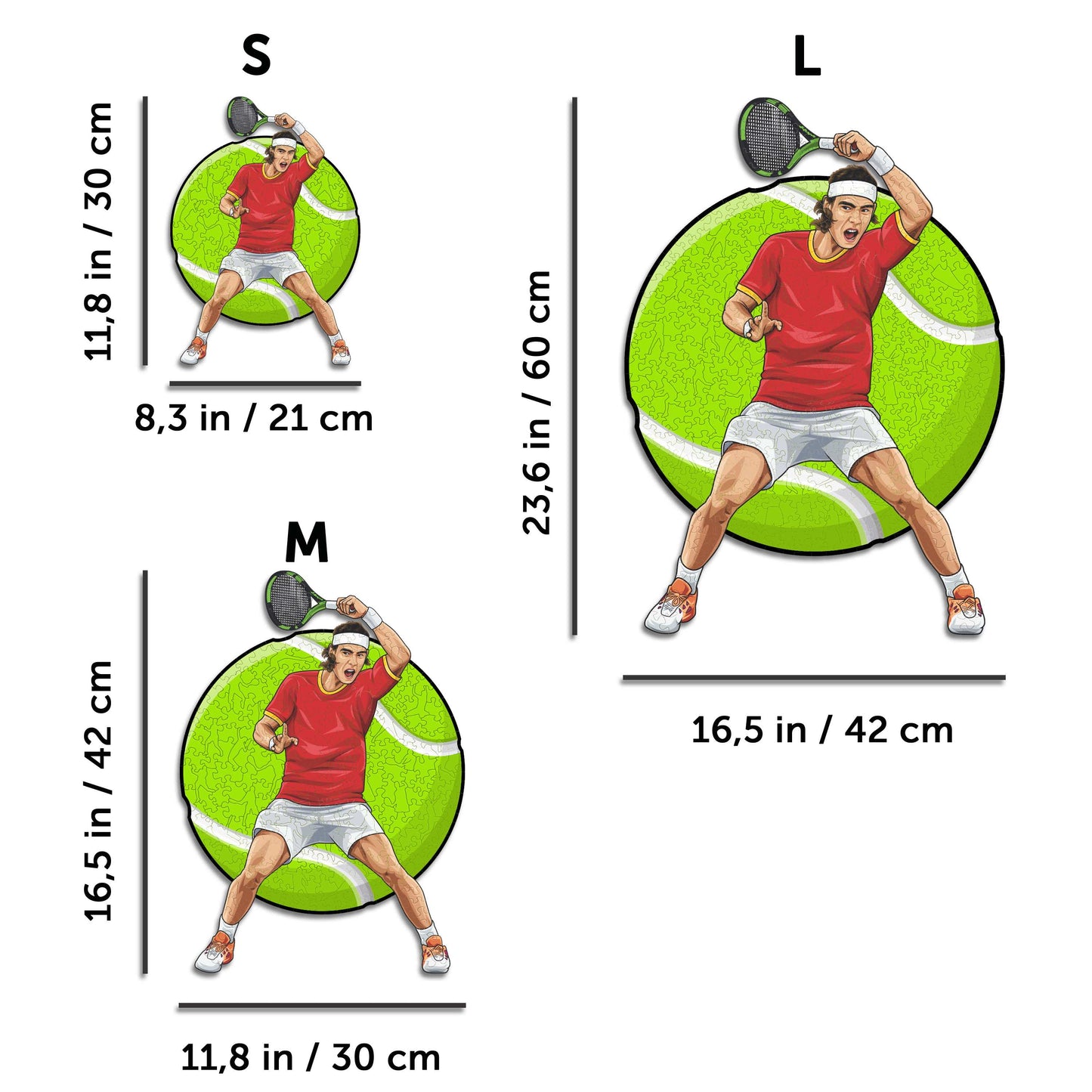 Rafael Nadal - Wooden Puzzle