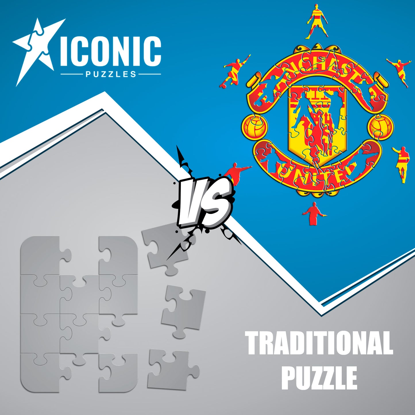 Manchester United FC® Logo - Wooden Puzzle