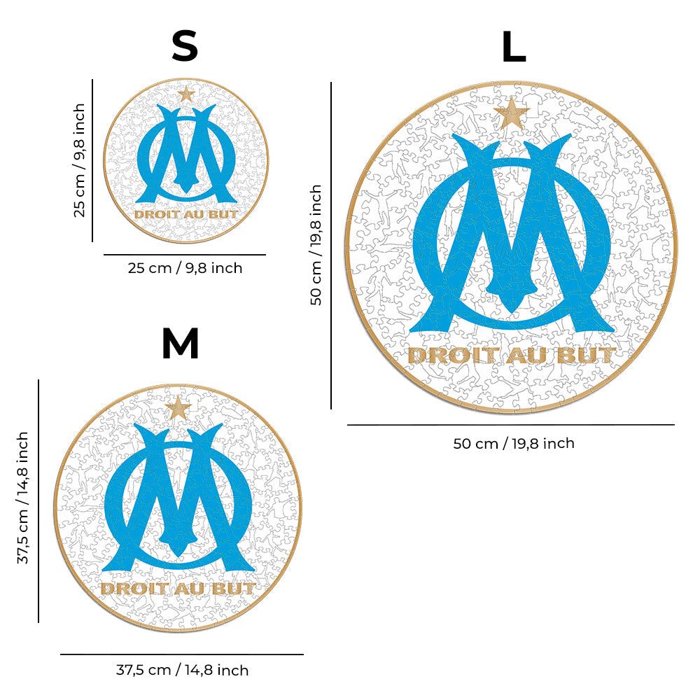 2 件裝 Olympique de Marseille® 標誌 + 球衣