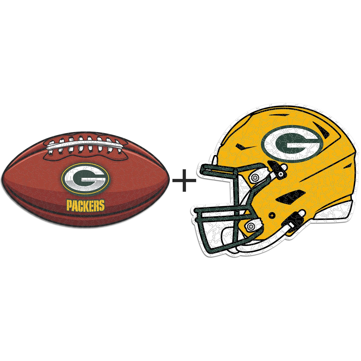 2 PACK Green Bay Packers™ Football - Helmet