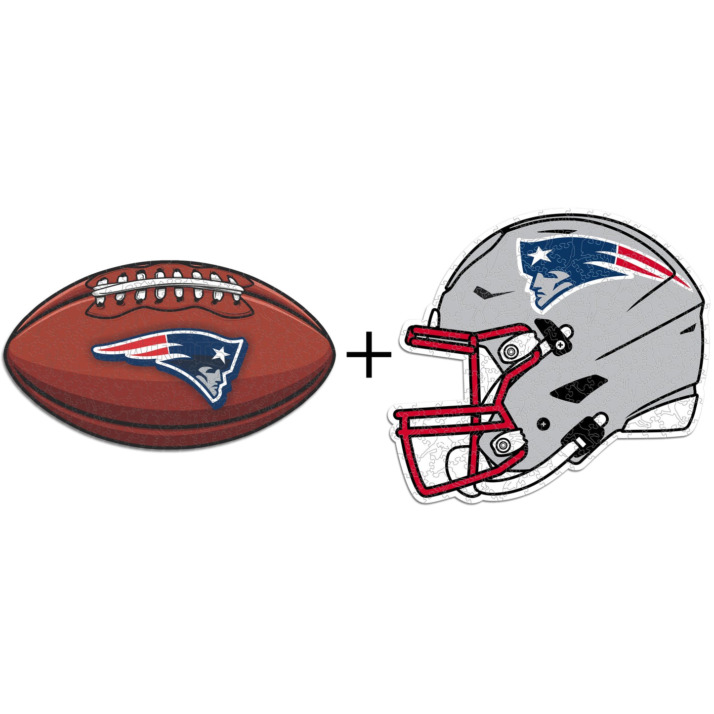 New England Patriots™ Football + Helmet