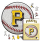 Pittsburgh Pirates™ Baseball Wooden Puzzle