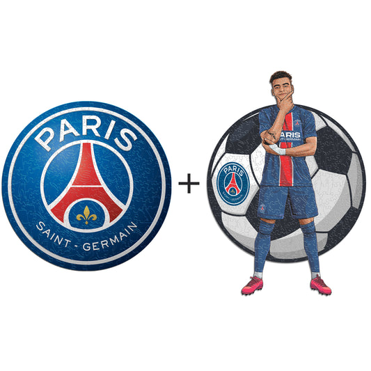 2 PACK Paris Saint-Germain FC® Logo + Doué