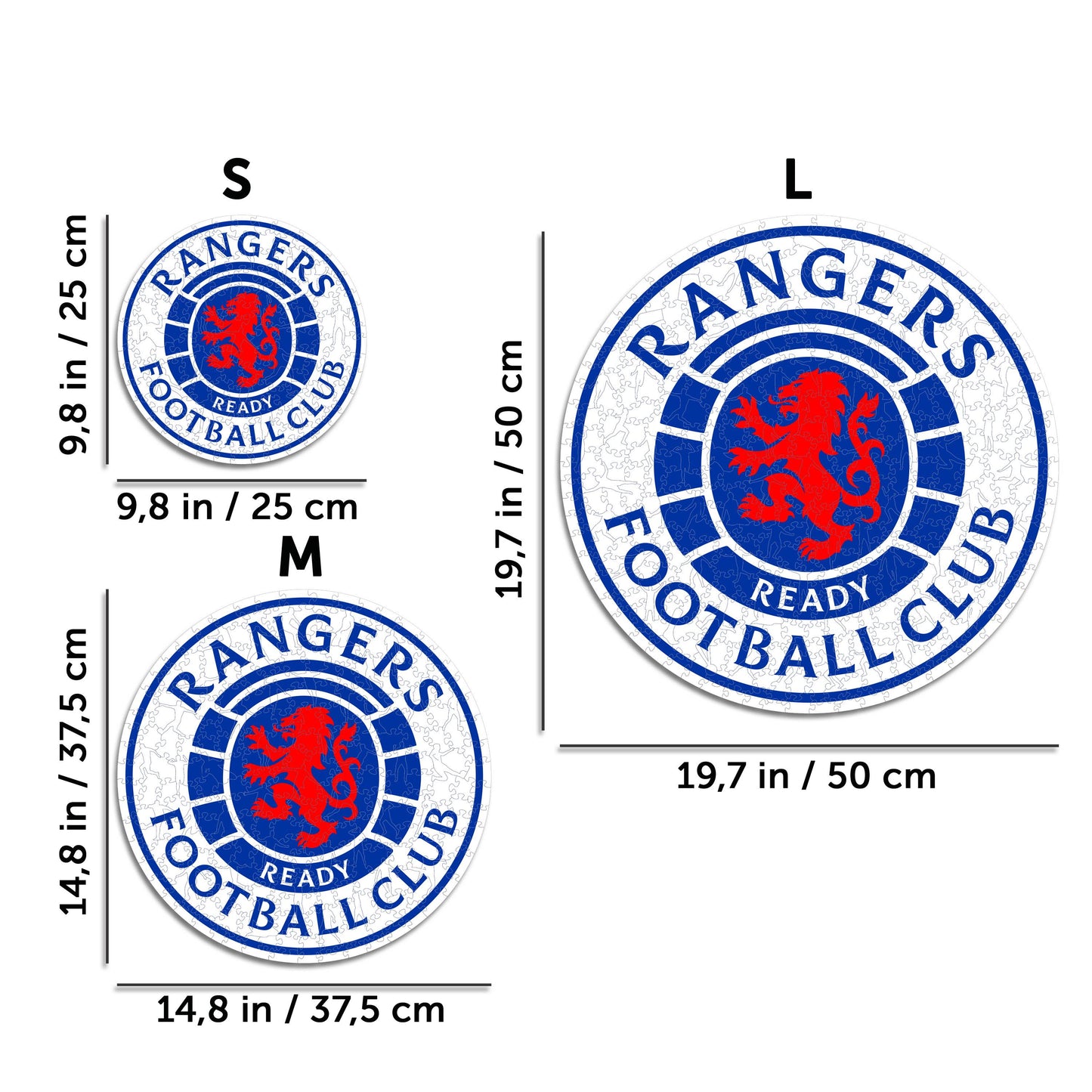 Glasgow Rangers FC® Logo - Wooden Puzzle