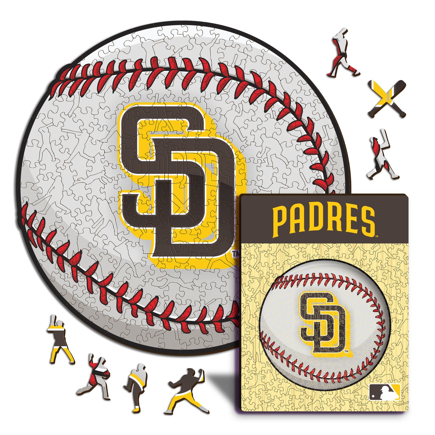 San Diego Padres™ Baseball Wooden Puzzle