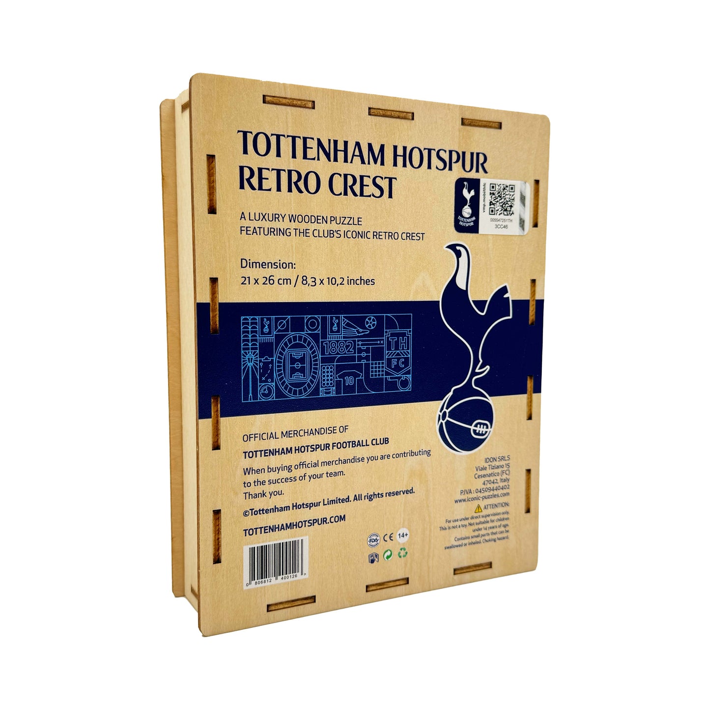 Tottenham Hotspur FC® Retro Logo - Wooden Puzzle