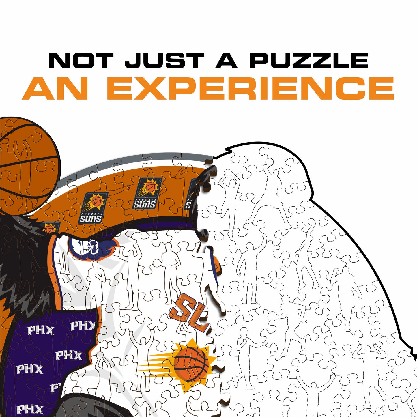 Phoenix Suns™ Mascot - Wooden Puzzle