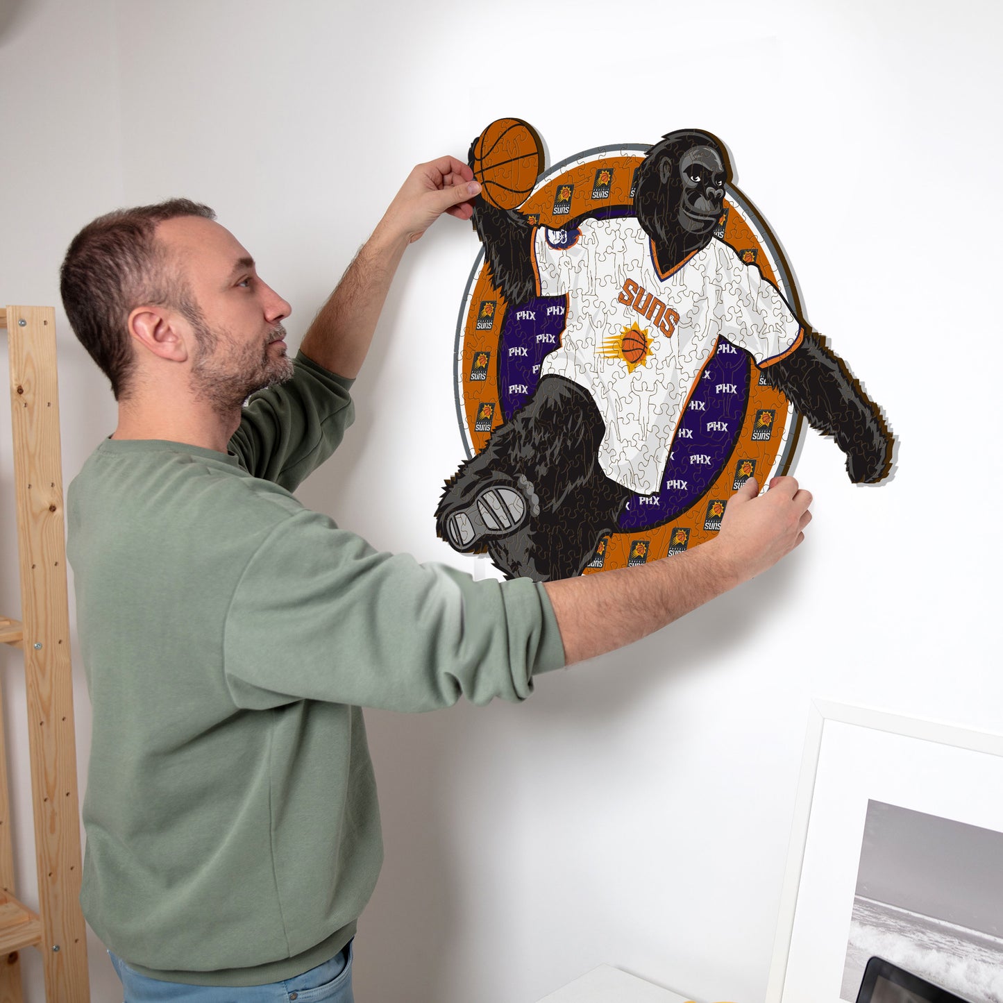 Phoenix Suns™ Mascot - Wooden Puzzle