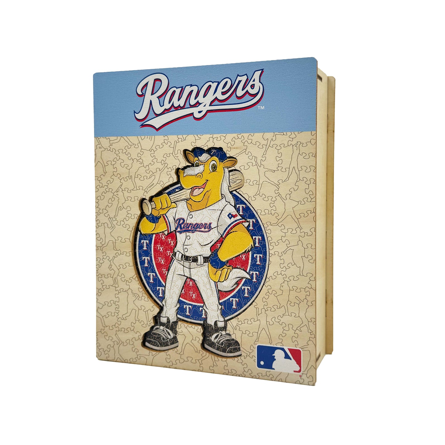 3 PACK Texas Rangers™ Baseball + Primary Logo + Mascot