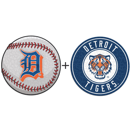 2 PACK Detroit Tigers™ Logo + Baseball