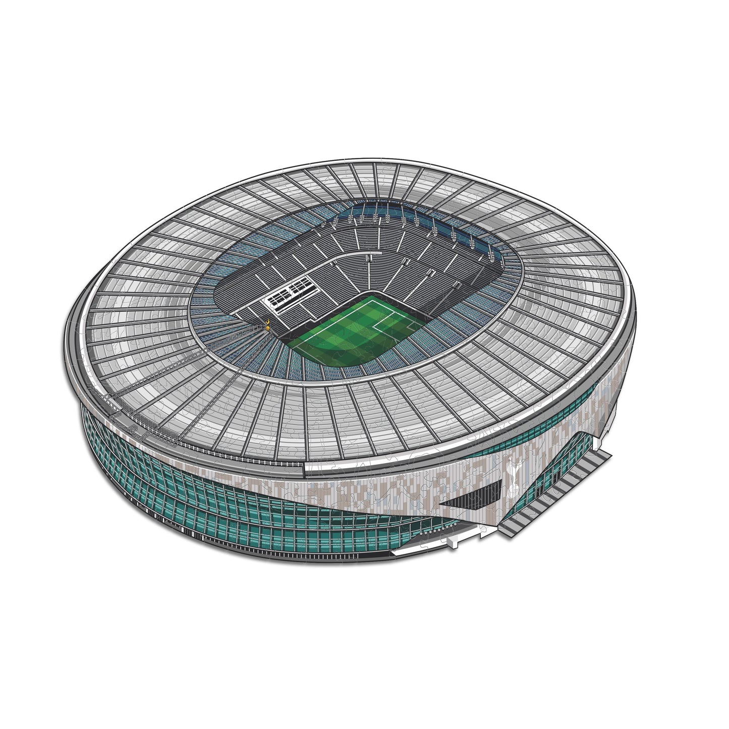 Tottenham Hotspur FC® Stadium - Wooden Puzzle