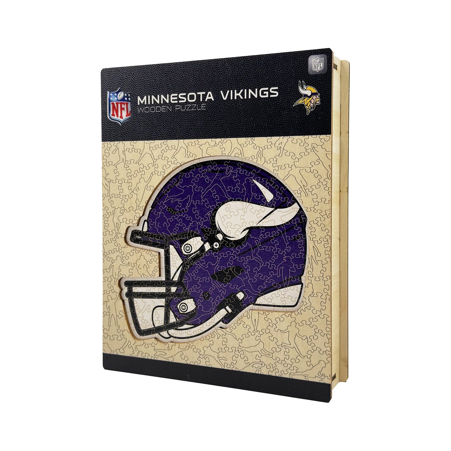 Minnesota Vikings™ Helmet - Wooden Puzzle