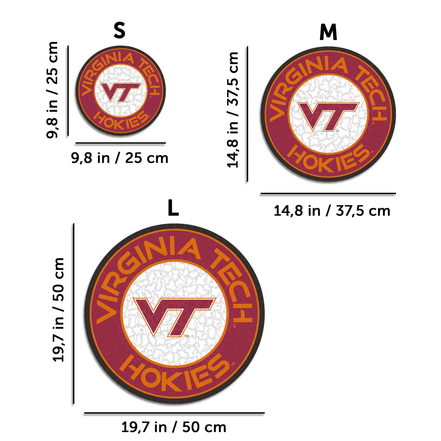 Virginia Tech University - Wooden Puzzle