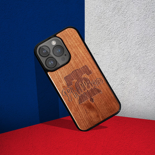 Philadelphia Phillies™ - Wooden Phone Case (MagSafe Compatible)