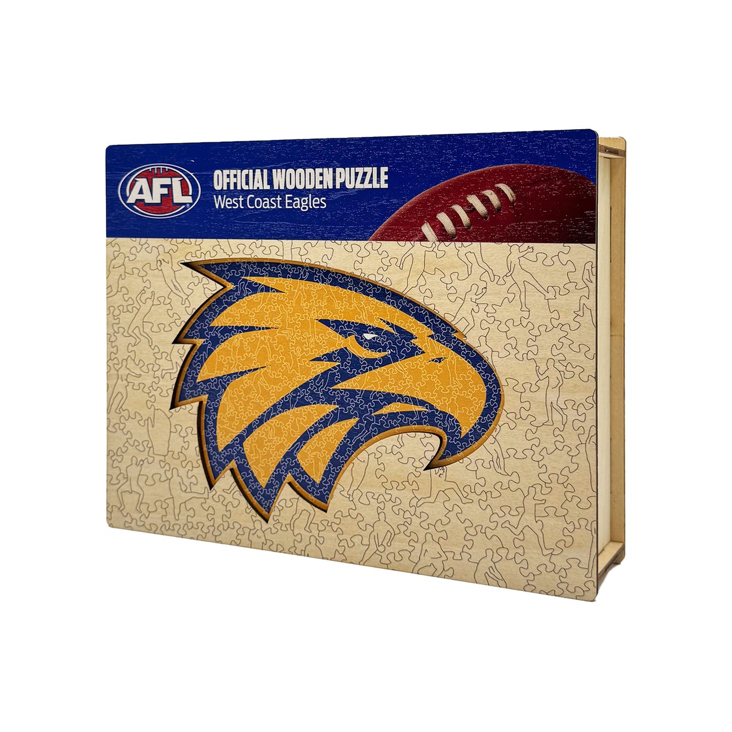 West Coast Eagles FC Logo - Wooden Puzzle