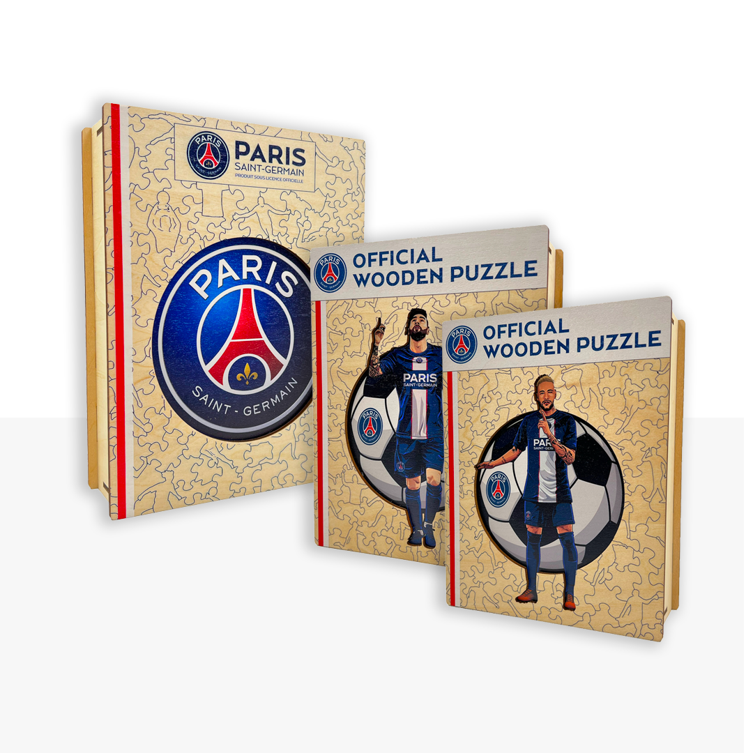 3 件裝 PSG FC® 徽標 + 萊昂內爾·梅西 + 小內馬爾。